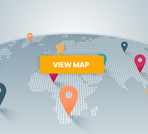 Map of AVIS rental desk at Queen Beatrix Airport